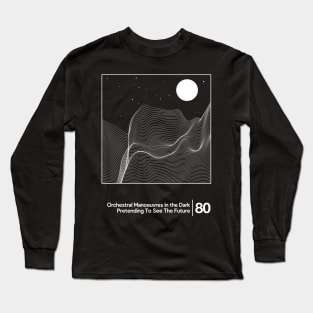 OMD / Minimal Style Graphic Artwork Design Long Sleeve T-Shirt